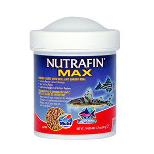 Nutrafin Max Pellet para Peces de Fondo Frill y Camarones, 50 g