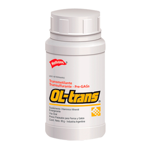 Holliday OL Trans Suplemento Vitamínico y Mineral para el Cuidado de Articulaciones para Perro/Gato, 80 g