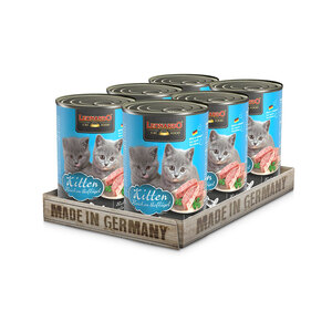 Leonardo Alimento Natural Húmedo para Kitten Sabor Pollo Lata Gato, 400 g