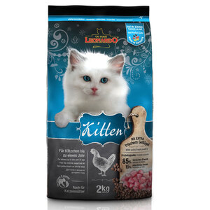 Leonardo Alimento Natural Seco para Kitten Gato, 2 kg