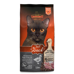 Leonardo Alimento Natural Seco para Adulto Duck Gato, 7.5 kg