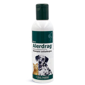 Drag Pharma Alerdrag Shampoo Antialérgico para Perro y Gato, 150 ml