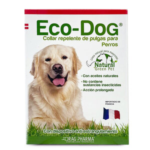 Drag Pharma Eco-Dog Collar Ajustable Repelente de Pulgas para Perro, Unitalla
