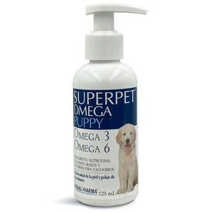 Drag Pharma Superpet Omega Puppy Suplemento Nutricional de Ácidos Grasos para Cachorro, 125 ml