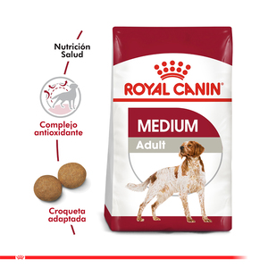 Royal Canin Alimento Seco para Perro Adulto Raza Mediana, 2.5 kg