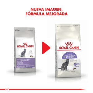Royal Canin Control de Apetito Alimento Seco para Gato Senior Esterilizado Receta Pollo, 4 kg