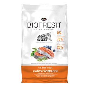 Biofresh Super Premium Alimento Natural Seco para Gato Castrado, 1.5 kg
