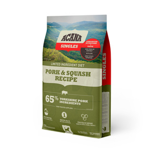Acana Singles Alimento Natural Seco para Perro Pork & Squash, 5.9 kg