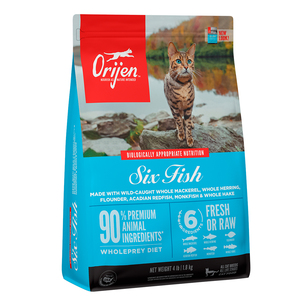 Orijen Alimento Natural Seco para Gato Six Fish, 1.8 kg
