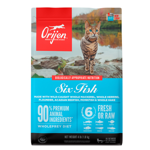 Orijen Alimento Natural Seco para Gato Six Fish, 1.8 kg