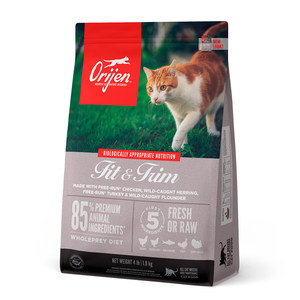 Orijen Alimento Natural Seco para Gato Fit & Trim, 1.8 kg