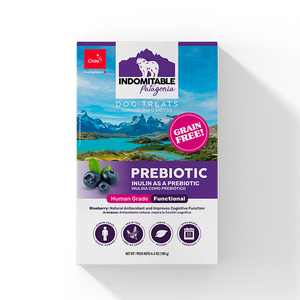 Indomitable Prebiotic Galletas con Prebióticos y Antioxidantes para Perro Receta de Arándanos, 180 g Indomitable Prebiotic Galletas con Prebióticos y Antioxidantes para Perro Receta de Arándanos, 180 g