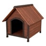 Precision Pet Casa Dos Aguas de Madera para Perro, Grande Precision Pet Casa Dos Aguas de Madera para Perro, Grande