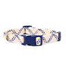 Youly Collar Ajustable Diseño Cuerda con Zig Zag Color Azul con Broche para Perro, Chico Youly Collar Ajustable Diseño Cuerda con Zig Zag Color Azul con Broche para Perro, Chico