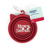 Merry Makings Bowl Colapsable de Silicon Rojo X-Mas, 1 Tazas Merry Makings Bowl Colapsable de Silicon Rojo X-Mas, 1 Tazas