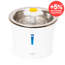Catit Fuente Bebedera Modelo Flor con Acero Inoxidable e Indicador LED para Gato, 1 Pieza Catit Fuente Bebedera Modelo Flor con Acero Inoxidable e Indicador LED para Gato, 1 Pieza