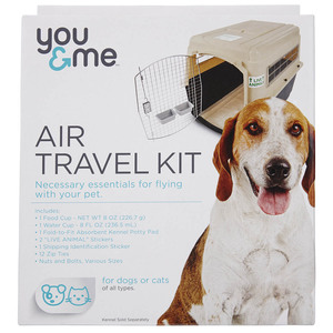 You & Me Kit de Viaje por Avión para Jaula de Transporte Rígida para Perro y Gato, Unitalla